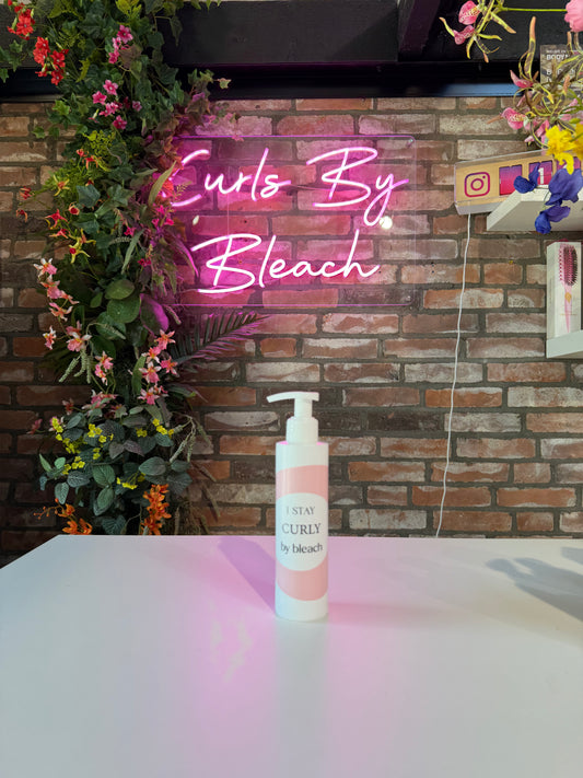 I stay CURLY by bleach
